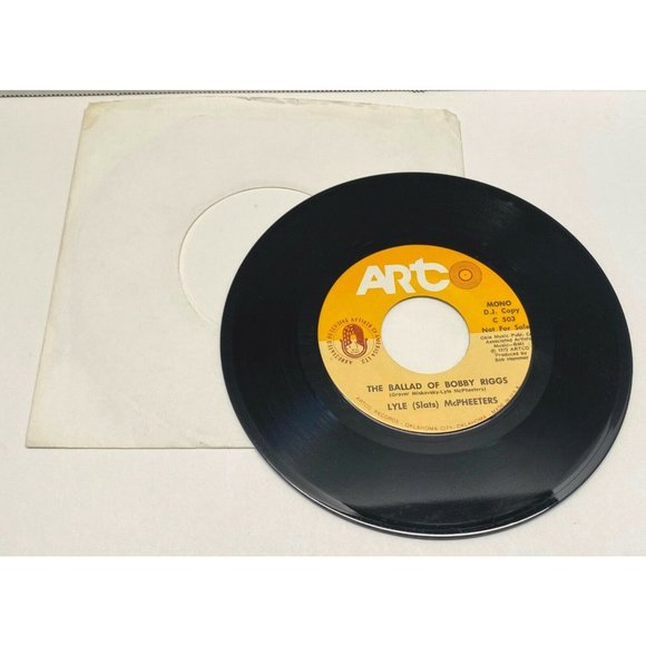 Media | Lyle Slats Mcpheeters The Ballad Of Bobby Riggs 45 Country ...